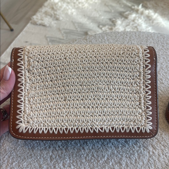 Tory Burch Tan and Brown Crochet Crossbody - Picture 2 of 9